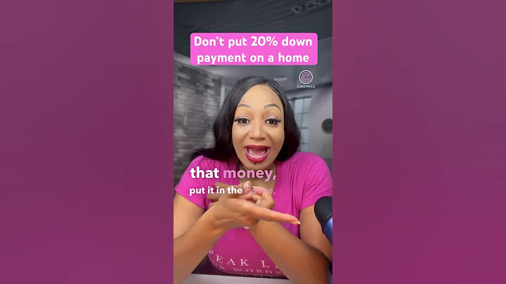 Don’t put 20% down payment on a house