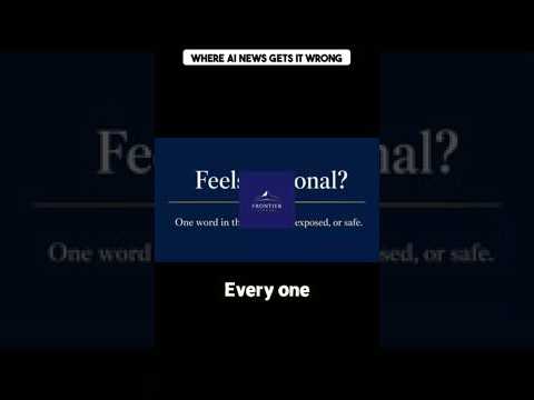 Where AI news gets it wrong
