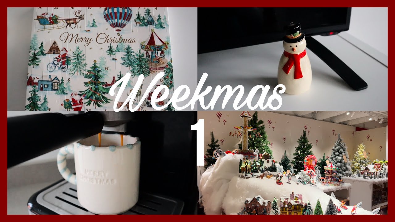 WEEKMAS 1 - compras navideñas, running y chocolate con churros🎄✨| Cande Sánchez