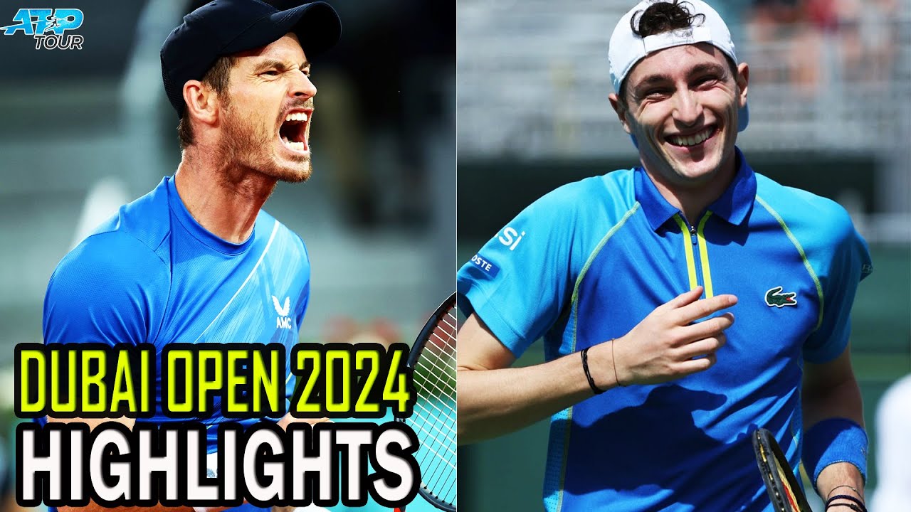 Andy Murray vs Ugo Humbert Round 2 Highlights | Dubai 2024