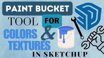 Episode 16: Using the Paint Bucket Tool to Apply Colors & Textures in SketchUp 🎨🖌️