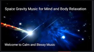 A Fireball Flying Through Deep Space, through the Stars Background with Space Gravity Sound