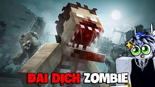 I SURVIVED the ZOMBIE PANDEMIC IN MINECRAFT...