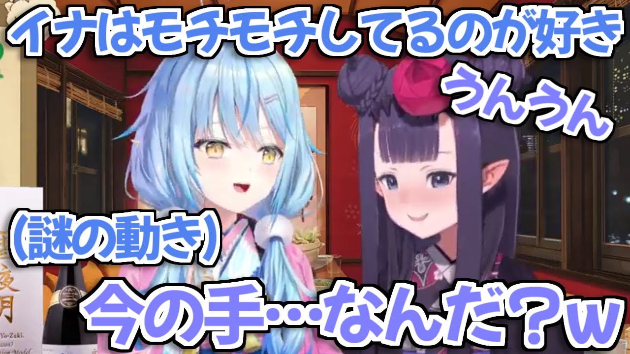 【ホロライブ切り抜き】モチモチしてるものが好きなイナニスちゃん【雪花ラミィ/Ninomae Ina'nis】