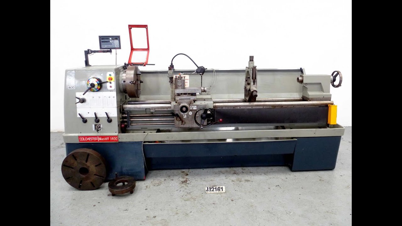 Colchester Mastiff 1400 Gap Bed Centre Lathe Electro Motion 