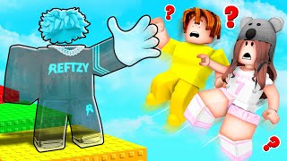 I Troll My Sister With Invisibility In Roblox Slap Obby