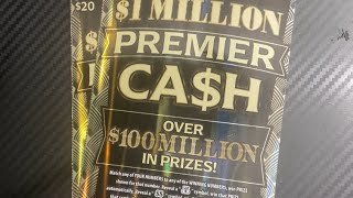 💸3 Tickets in a Row of $1 Million Premier Cash! NJ Lottery💸