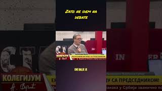 Zašto Vučić zaobilazi debate?