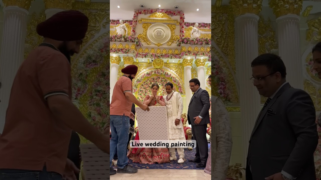 Hindu pheras | live painting | 