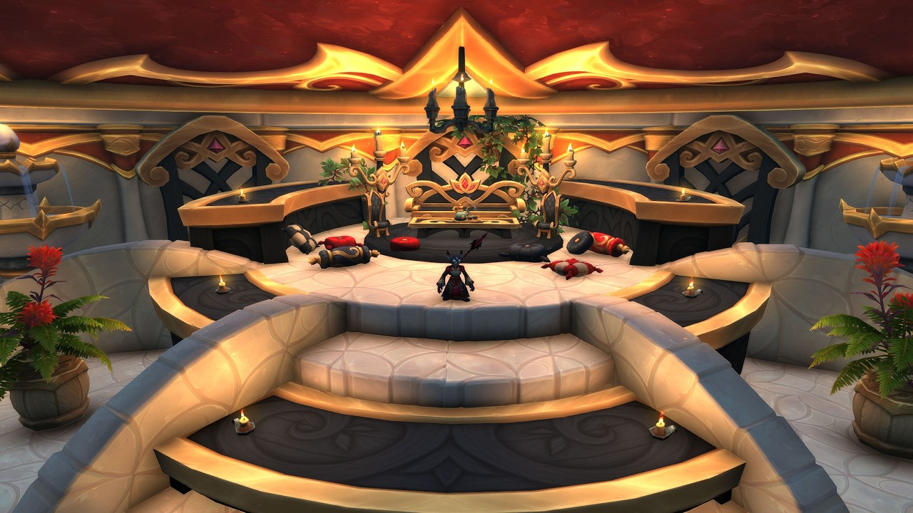 My Blood Elf Dream House in World of Warcraft Housing - YouTube