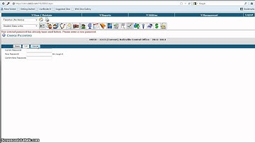Changing your password in SISK12