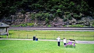 4 ns engine power move at the horseshoe curve in altoona Pennsylvania