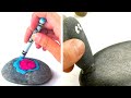 13の心うごかす石DIYアイデア｜ストーンペイント｜セメントで工作