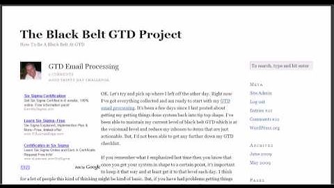 GTD Email Processing