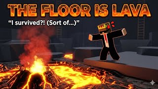 I Played Roblox Floor Is Lava But Every Second the Lava Rises 🚀