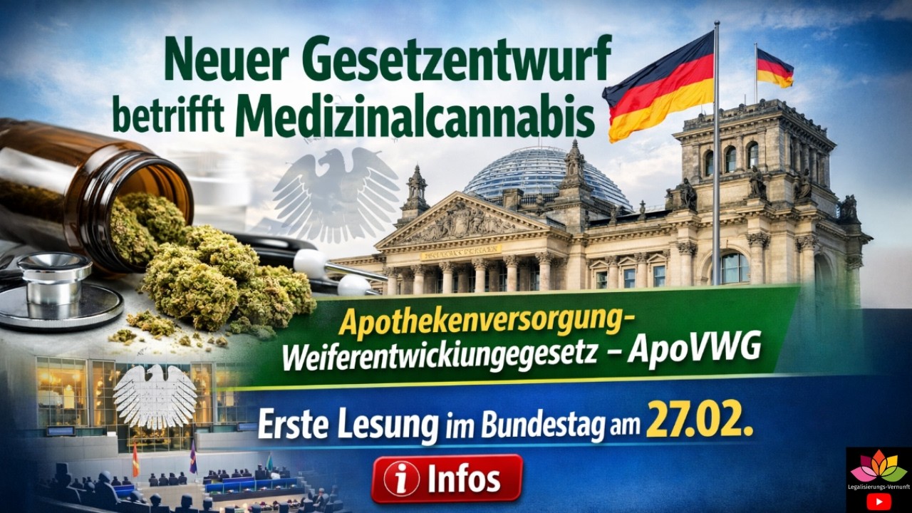 Apothekenversorgung-Weiterentwicklungsgesetz 1. Lesung im Bundestag - Einfluss auf Medizinalcannabis