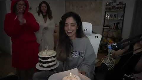 Valkyrae surprise birthday party in OTV Rust Server with friends and Roommates!