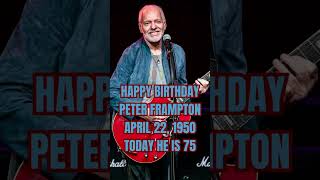 Happy 75th Birthday to Peter Frampton born on this day April 22, 1950. Keep Rockin’! #music #guitar