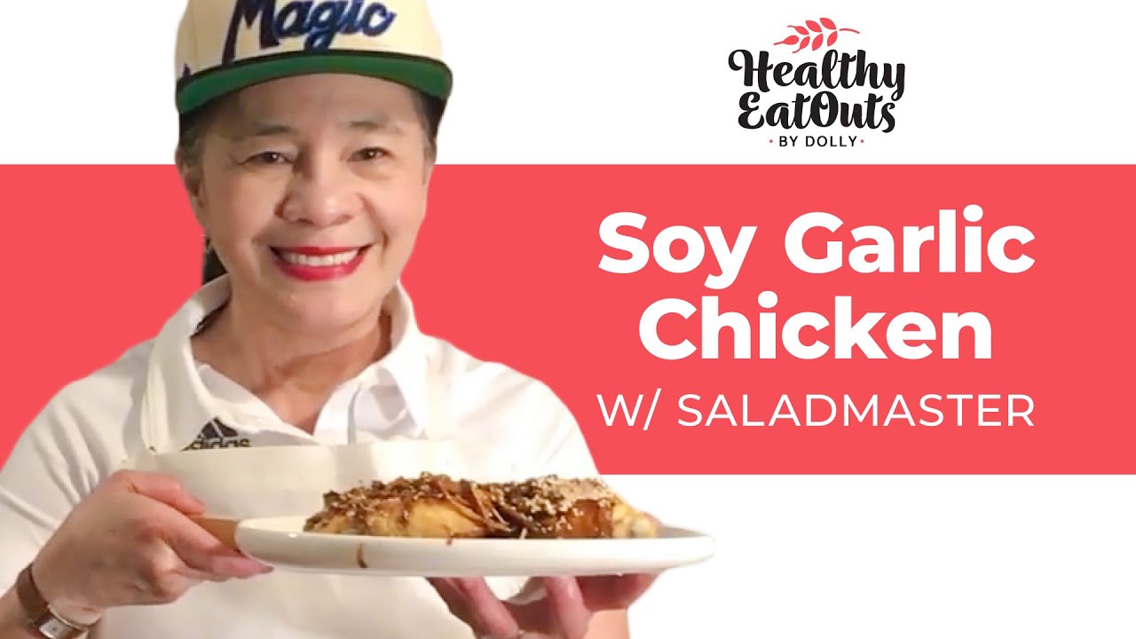SOY GARLIC CHICKEN COOKED WITH SALADMASTER ELECTRIC SKILLET YouTube