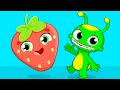 Aprenda sobre frutas e legumes | Groovy o Marciano desenho animado educativo