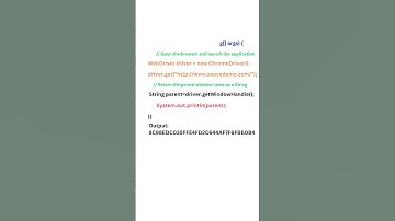 What is the difference between getwindowhandle() & getwindowhandles()? || Automation testing