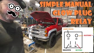 6.5 Turbo Diesel Simple Glow Plug Relay How To GMT400 Chevy Silverado by Death Toll Racing 299 views 2 months ago 7 minutes, 32 seconds