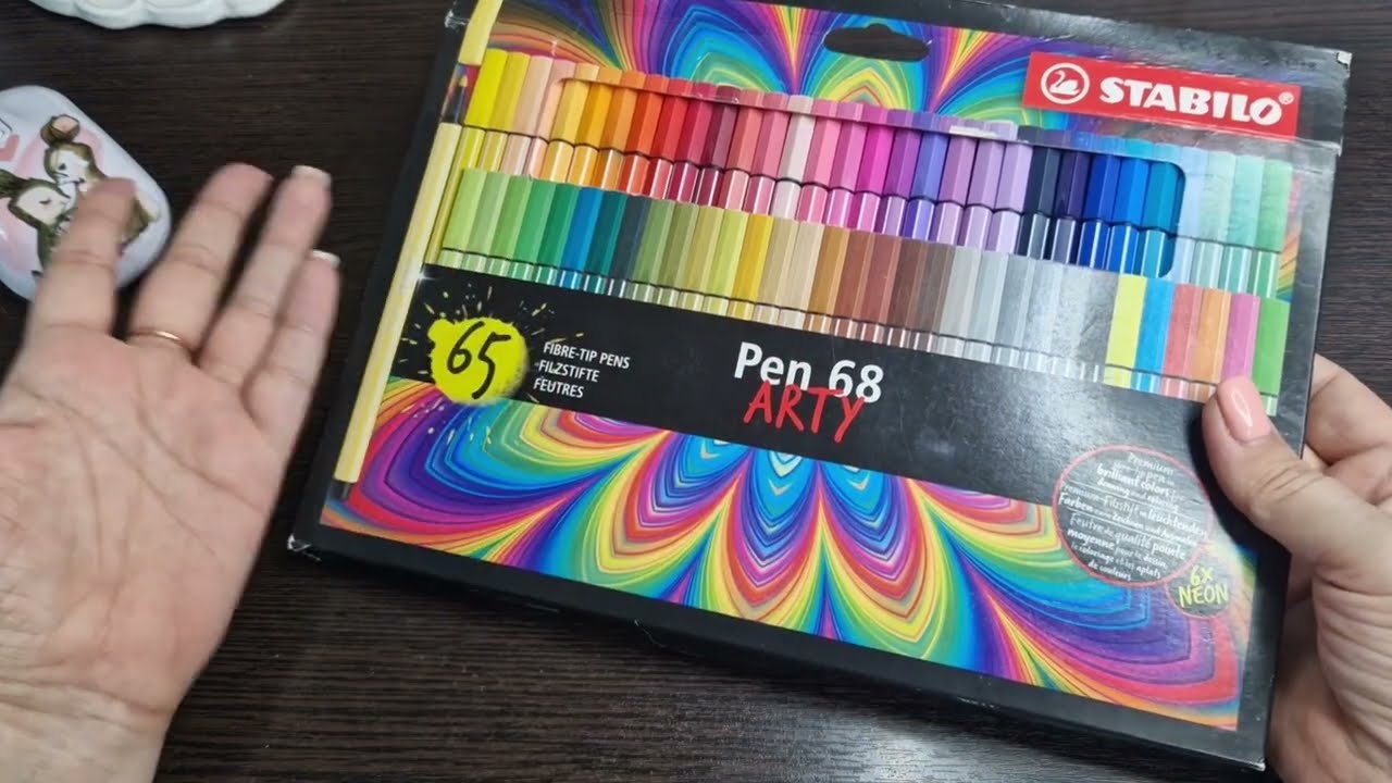ХОББИ ВЛОГ№16: Новые фломастеры STABILOPen 68 ARTY/новая точилка для карандашей/карандаши Krayola 24