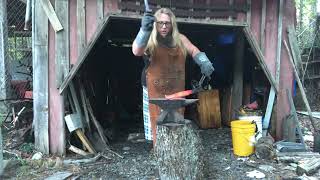 Forging a two handed long sword part 4