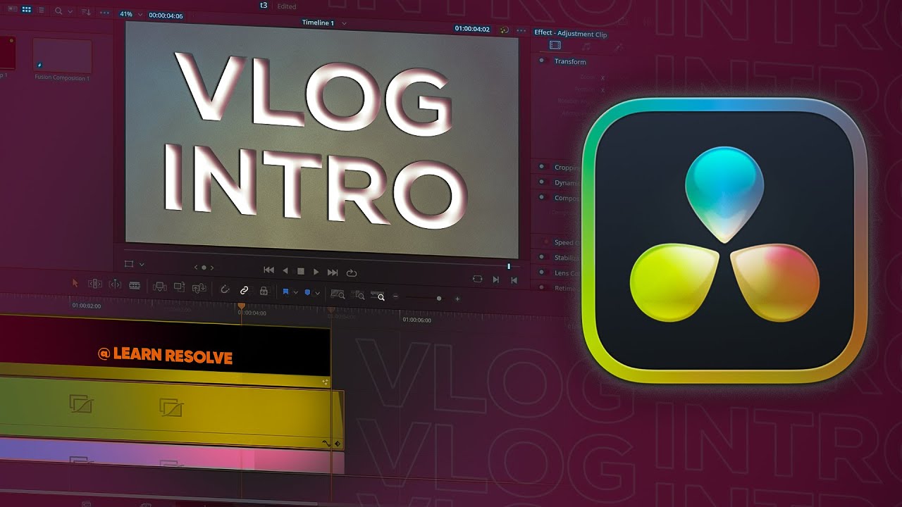 VLOG INTRO | DAVINCI RESOLVE 18 TUTORIAL | @LNRS05 - YouTube