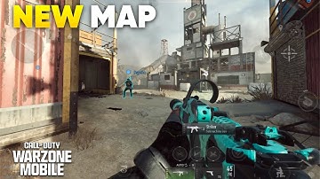 WARZONE MOBILE NEW RUST MAP 60FPS GAMEPLAY