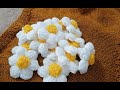 🌼🌼flor punto puff tejida a crochet súper fácil 🌼🌼