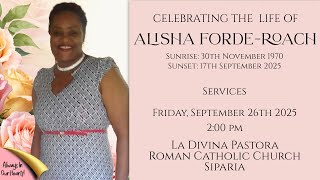 The Funeral Service of Alisha Forde-Roach