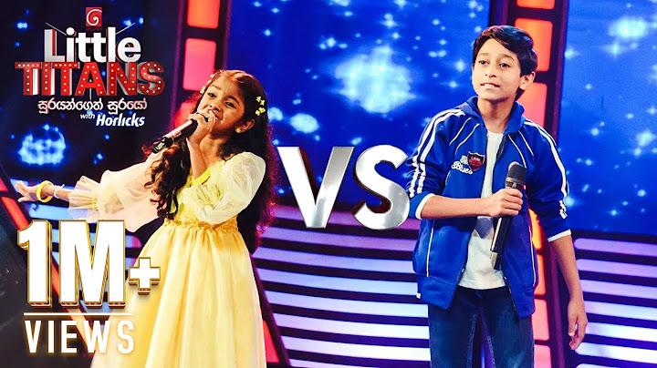 Dil leja leja | Siheli Thurya Vs Maneesha Sathsara | Little Titans
