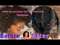 How To Use Just For Me Texture Softener No-Lye System on Daughters Hair(Step by Step process)