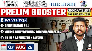 The Hindu News Paper Analysis | 7th August 2026 | Daily Current Affairs by Rishav Sharma Sir
