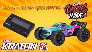 How To Program Your Mini Kraton 3s: Step By Step Guide To ESC Setting #rccar #arrma 