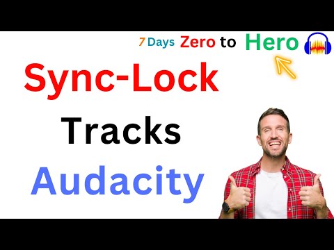 How to Sync lock multiple tracks in Audacity (Very helpful for Podcasters)