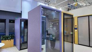 FlexSpace 2026 CIFF Exhibition Soundproof Office Pod&PhoneBooth Linea Series S Pod