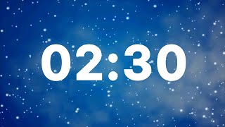 2 Minute 30 Second Timer with Music for Kids, Calm, Meditation, Nap, Sleepy, Peaceful