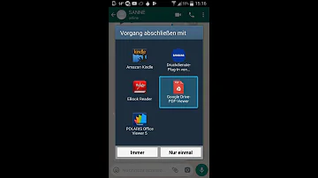 Wie kann ich eine PDF Datei über WhatsApp senden?