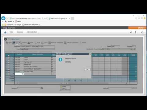 Deltek Time Training