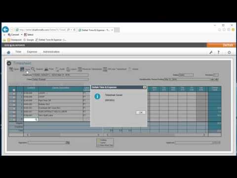 Deltek Time Training Video