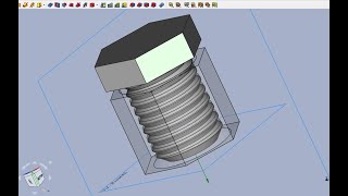 FreeCAD Часть 26. Создаем нестандартную резьбу