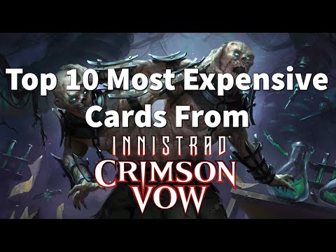 most expensive mtg crimson vow cards Magic: The Gathering Innistrad: Bundle 10 Most EXPENSIVE Cards From