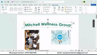 New Perspectives Word 365 | Module 4: End of Module Project 2 Mitchell Wellness Group