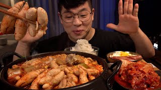 Mukbang 먹방창배 푸짐한 곤이 이리 넣고 알탕 먹는소리마저 맛있다 먹방 altang seafood kfood eatingshow realsound