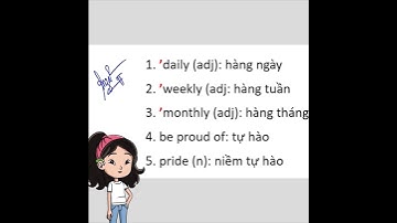 Từ vựng Unit 3. Skills 1 - Tiếng Anh 7 global success