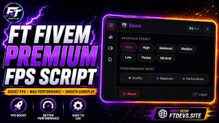 FT Devs Premium FPS Boost Menu | FiveM Standalone