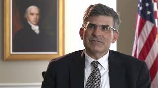 Paul Carrese - Segment 4 - How was Montesquieu used by the Anti-Federalists?
American History Videos is sponsored by the James Madison Foundation. These videos are offered to help teachers, students and the general public to learn more about Americas founding and the Constitution of the United States. Paul Carrese - Segment 4 - How was Montesquieu used by the Anti-Federalists?