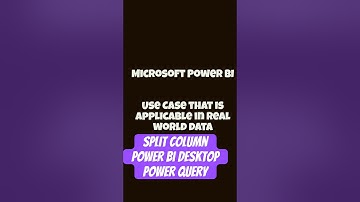 Power Query & Power BI Desktop | Split Column into First, Middle & Last Name | Two  Simple Methods✨